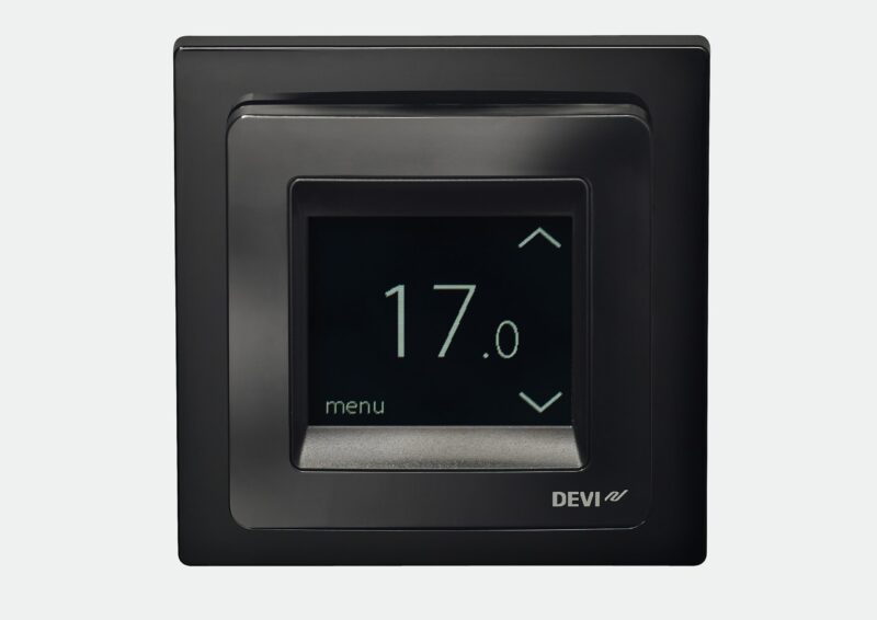 Терморегулятор для теплої підлоги DEVIreg™ Touch - Чорний