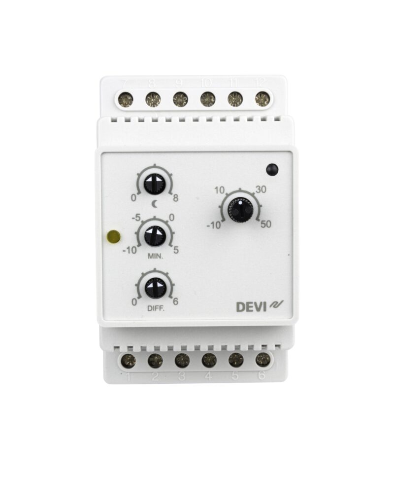Терморегулятор для сніготанення DEVIreg™ 316 (-10 … +50°C) 16A Терморегулятор для сніготанення DEVIreg™ 316 (-10 … +50°C) 16A