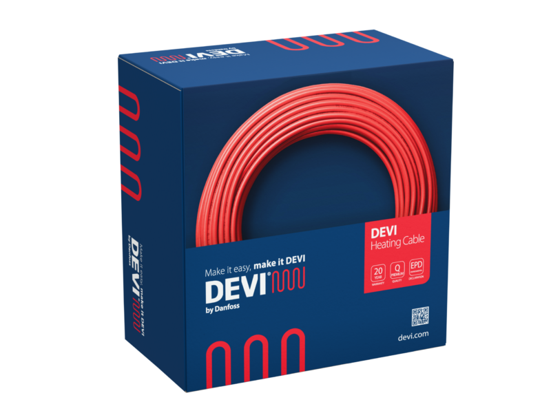 Нагрівальний кабель DEVIbasic™ 20S (400В) - 229 м