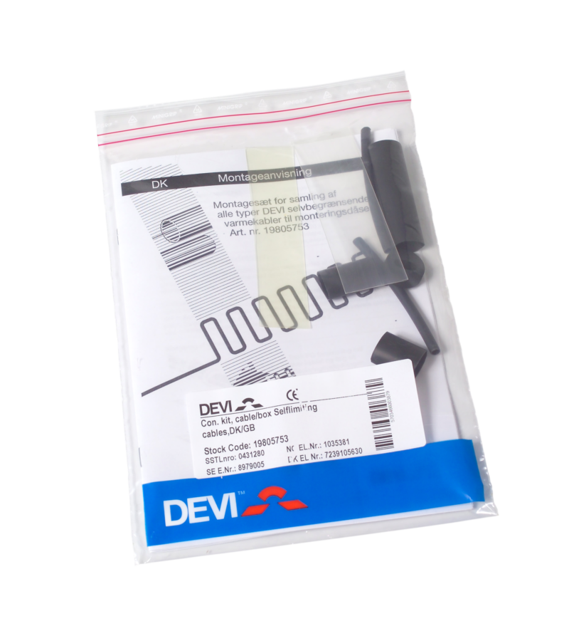 Accessories, Connection kits self-limiting cables Accessories, Connection kits self-limiting cables