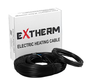 Нагрівальний кабель двожильний Extherm ETC ECO 20-1400, 70 м. пог.