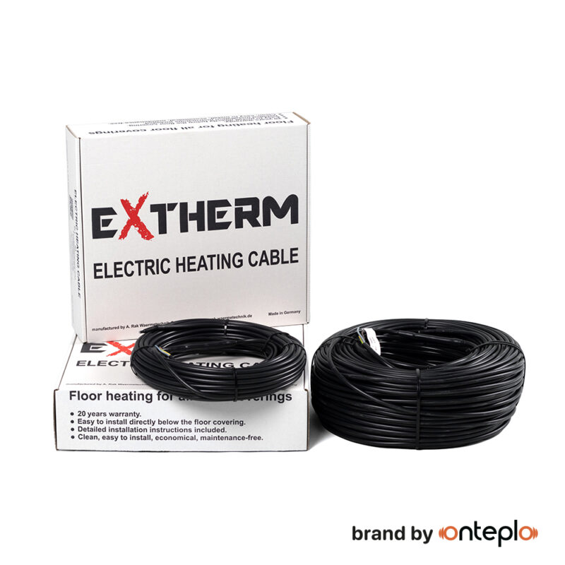 Нагрівальний кабель двожильний Extherm ETT ECO 30-2400, 80 м. пог.