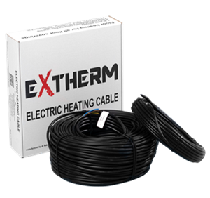 Нагрівальний кабель двожильний Extherm ETT ECO 30-2400, 80 м. пог.