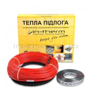 Нагрівальний кабель двожильний IN-THERM COMFORT PDSV 20 Вт/м 170.0Вт 8.0м