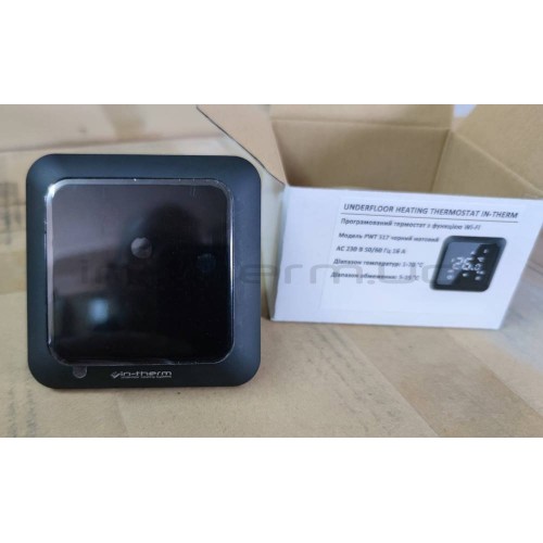 Термостат IN-THERM PWT 517 Wi-Fi (чорний глянець)