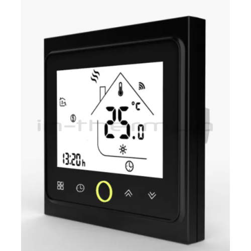 Термостат IN-THERM PWT 002 Wi-Fi (чорний мат)