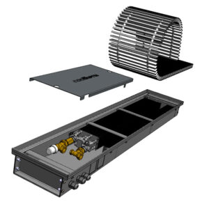 Внутрішньопідлоговий конвектор Cooltherm Ventherm 750 мм200 мм80 мм V-750.200.80-P.С.