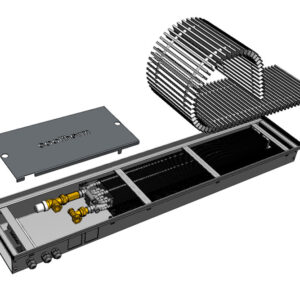 Внутрішньопідлоговий конвектор Cooltherm Ventherm 750 мм200 мм80 мм V-750.200.80-P.С.