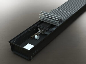 Внутрішньопідлоговий конвектор Cooltherm Ventherm 750 мм200 мм80 мм V-750.200.80-P.С.