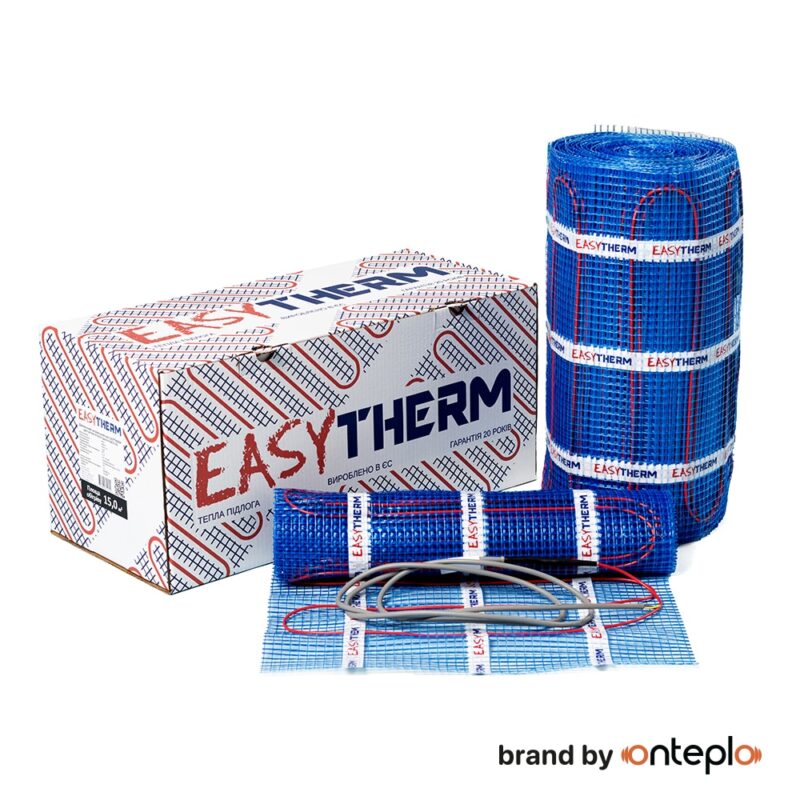Нагрівальний мат двожильний Easytherm EM 1.50, 1,5 м. кв.