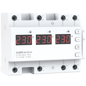 Реле напруги ZUBR D6-50 red