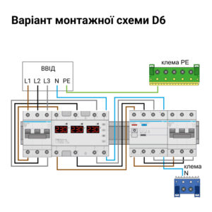 Реле напруги ZUBR D6-50 red