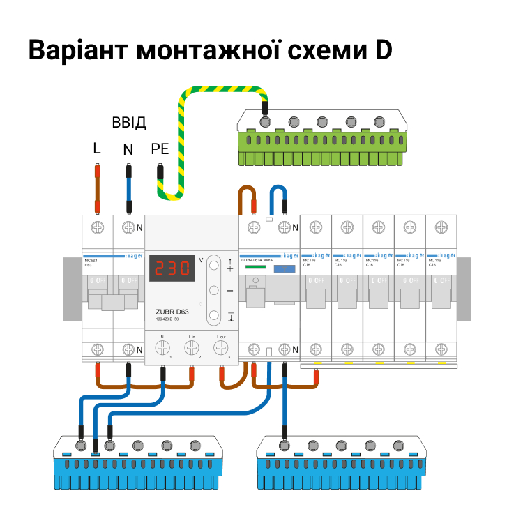 Реле напруги ZUBR D50