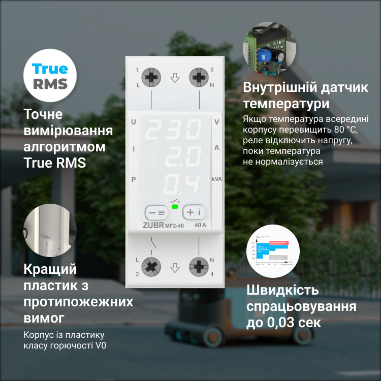 Мультифункціональне реле ZUBR MF2-32